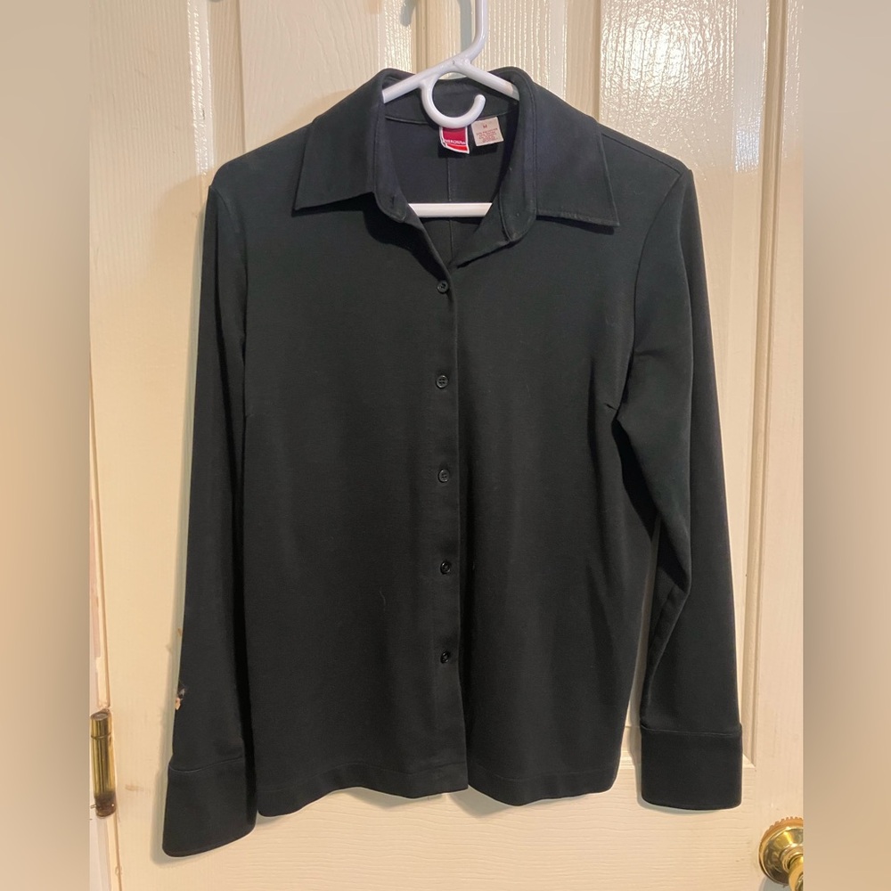 Black Button-Up Shirt